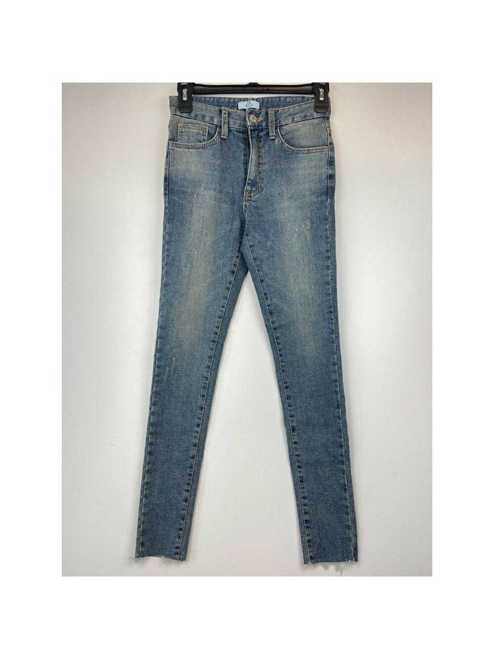 IMVELY Women's Korean Fashion Blue Jeans Size 25